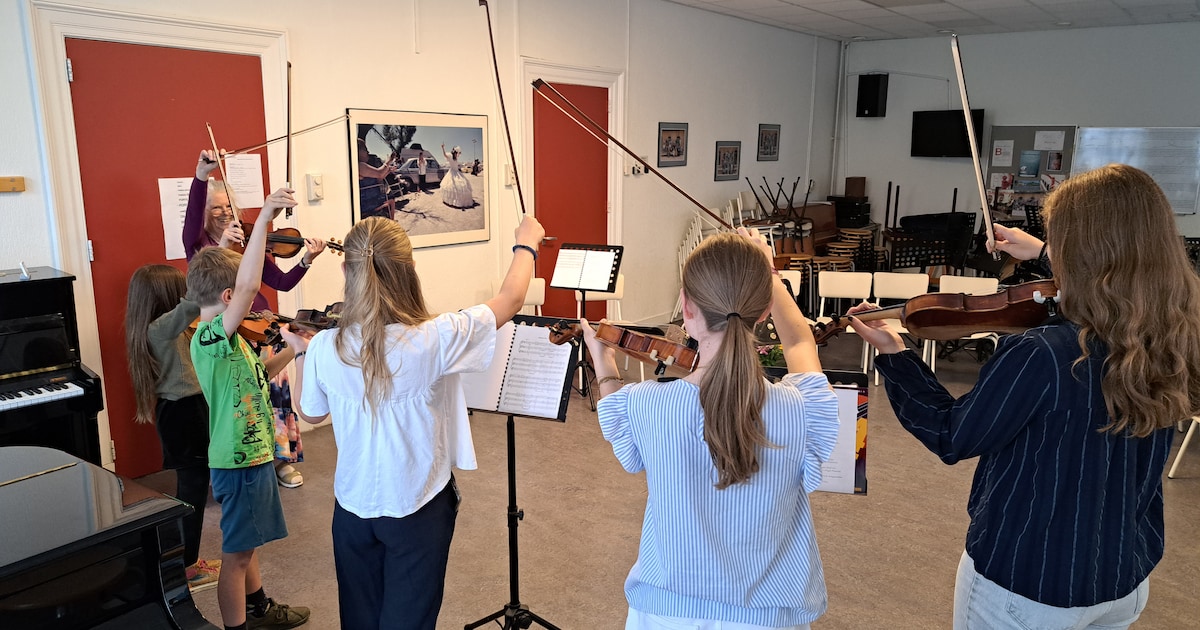 Proeflesdag bij muziekschool in Krimpen aan den IJssel