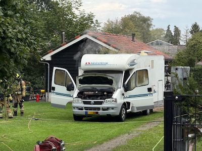 Flinke schade aan camper na brand in Herpen