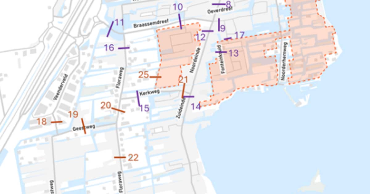 Verkeerstellingen in Roelofarendsveen voor ontwikkeling van Braassemerland