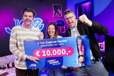 Radio-dj’s Coen en Sander zitten drie dagen verstopt, Tielse Kim vindt ze en wint 10.000 euro: ‘Zoch