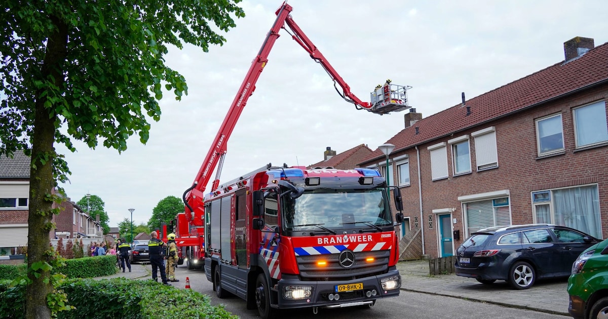Brandweer ingezet voor schoorsteenbrand in Heesch