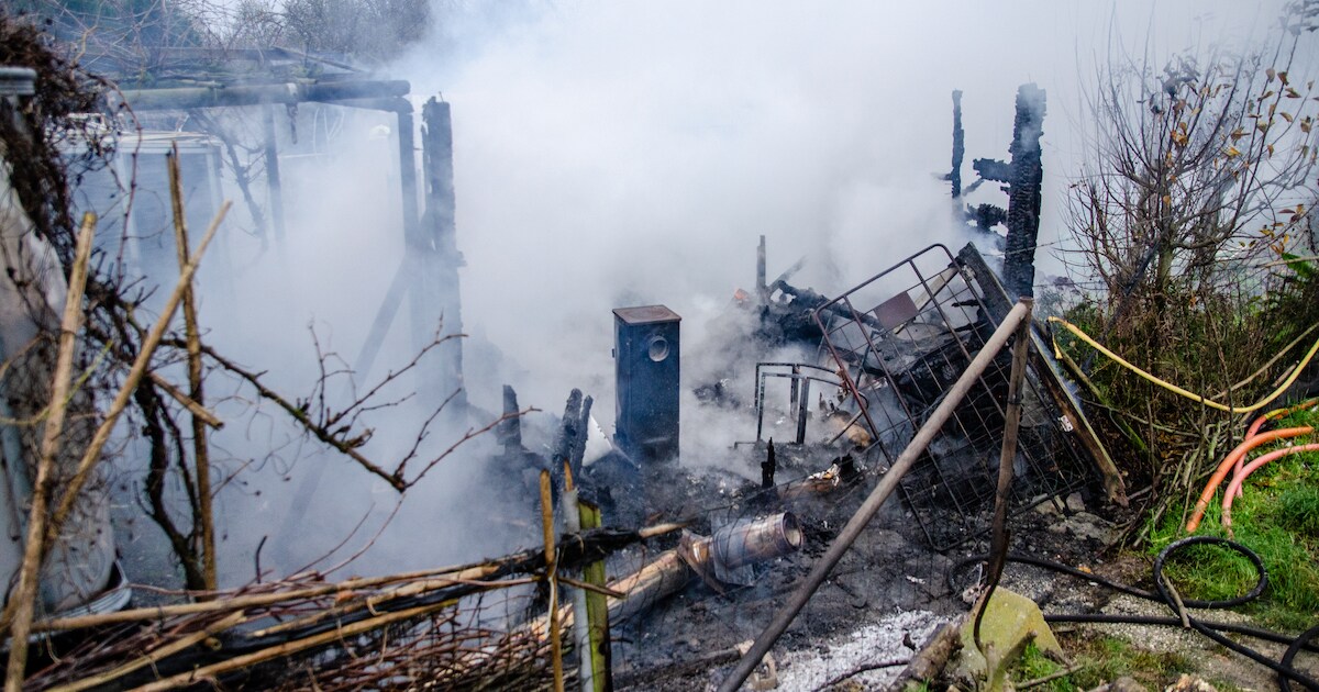 brand op Bonenkampstraat in Weurt