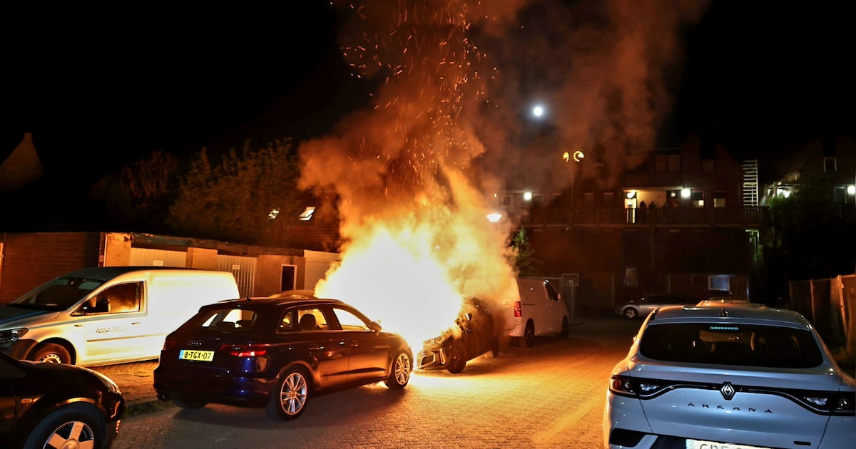 Twee auto's gaan in vlammen op in Nieuwegein