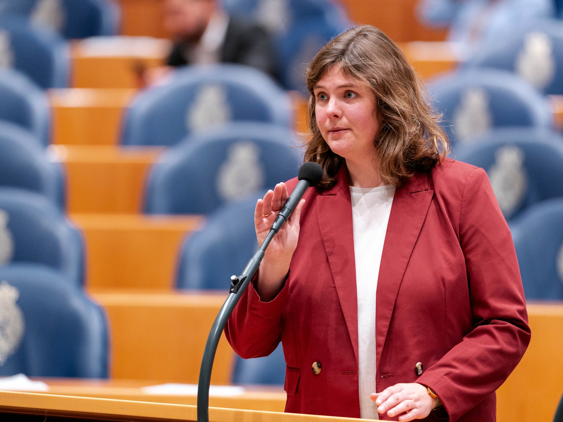 Van winst naar verlies: teleurgestelde Utrechtse Marieke Koekkoek (Volt) lijkt plots zetel te moeten inleveren