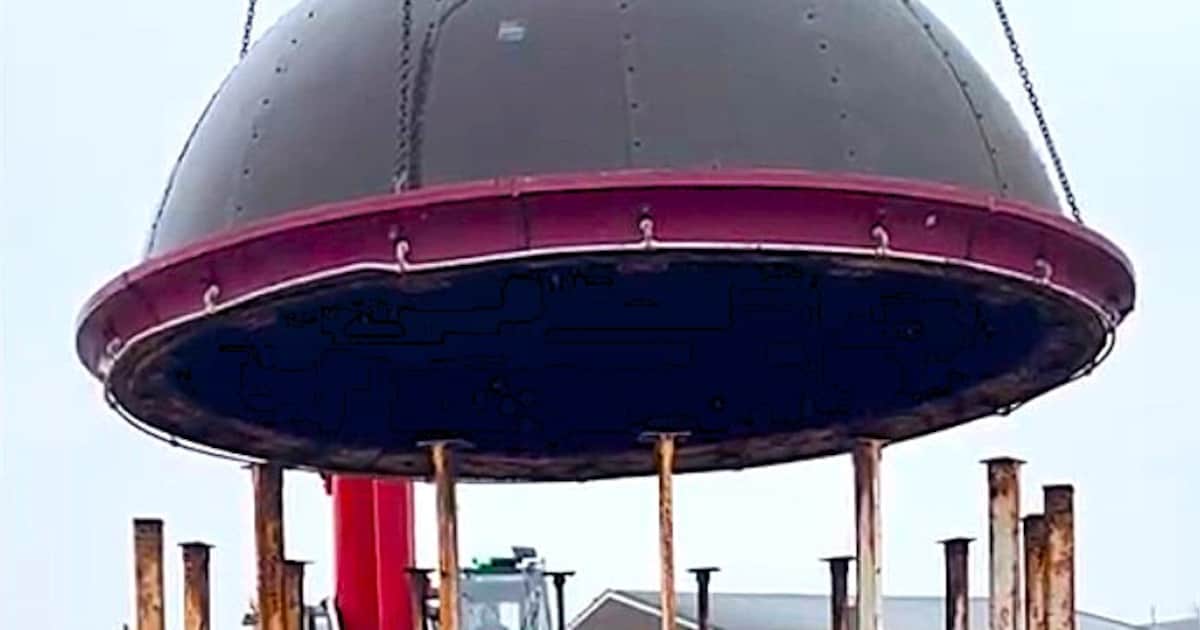 Iconische 'oude hoed' Lange Jaap verplaatst naar Ontmoeting der Stromen in Den Helder