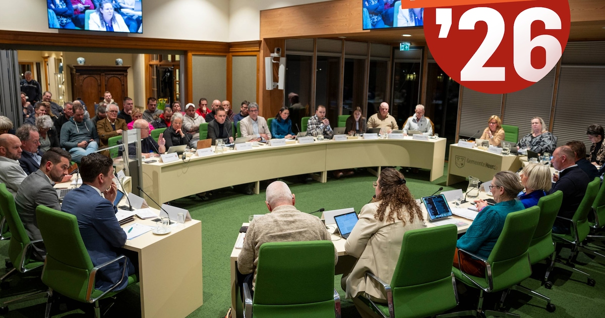 Gemiddeld raadslid Heerde diende afgelopen jaren drie moties in