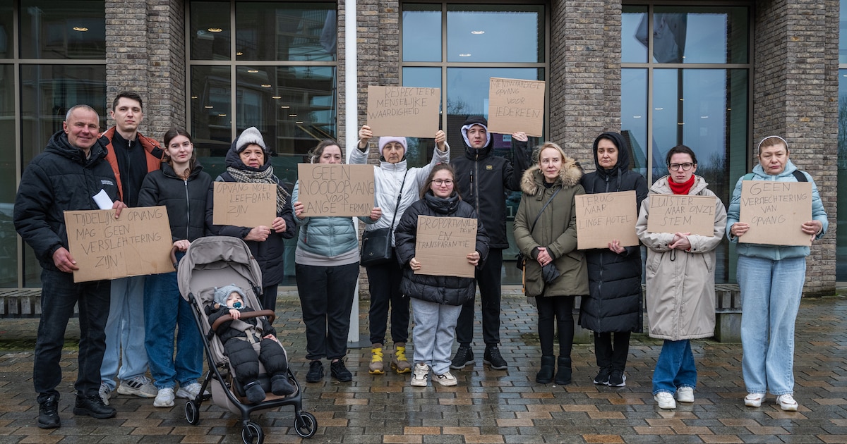 ‘We zijn geen barbaren, we willen een toekomst’: Oekraïners in Overbetuwe eisen menswaardige opvang