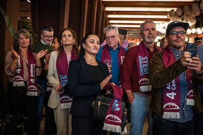 De krachtig linkse wind in Arnhem zwakt iets af, Forum en BurgerBelang Arnhem boeken winst