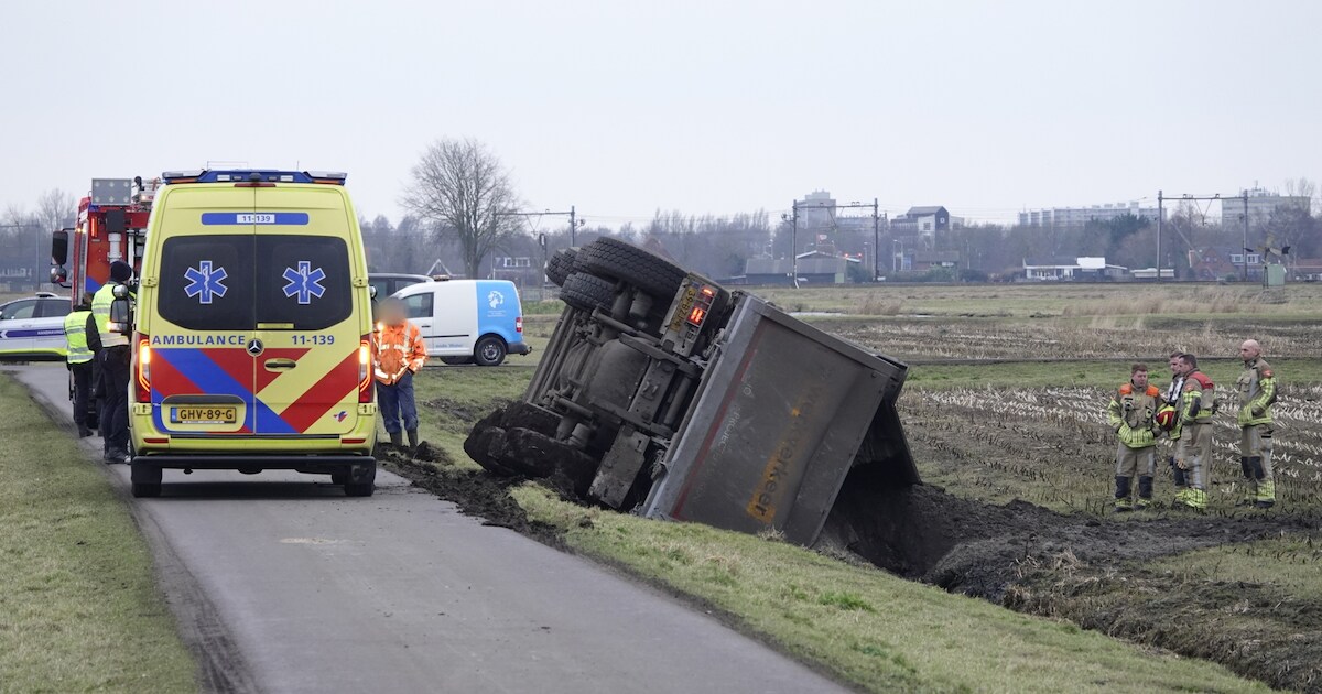 Ongeval met letsel op Middelie in Middelie