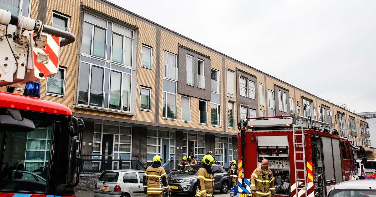 Brand breekt uit in bovenwoning Jacob van Heemskerckstraat | Dordrecht