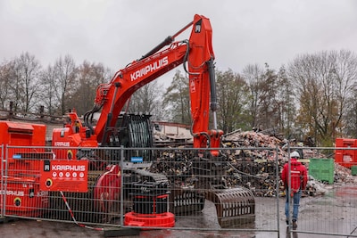 Eigenaar supermarkt kan eindelijk beginnen met puinruimen: ‘We hebben daar geen invloed op’