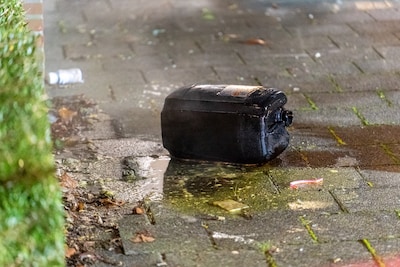 Brandweer onderzoekt verdachte jerrycan na brandje aan de Druiventuin