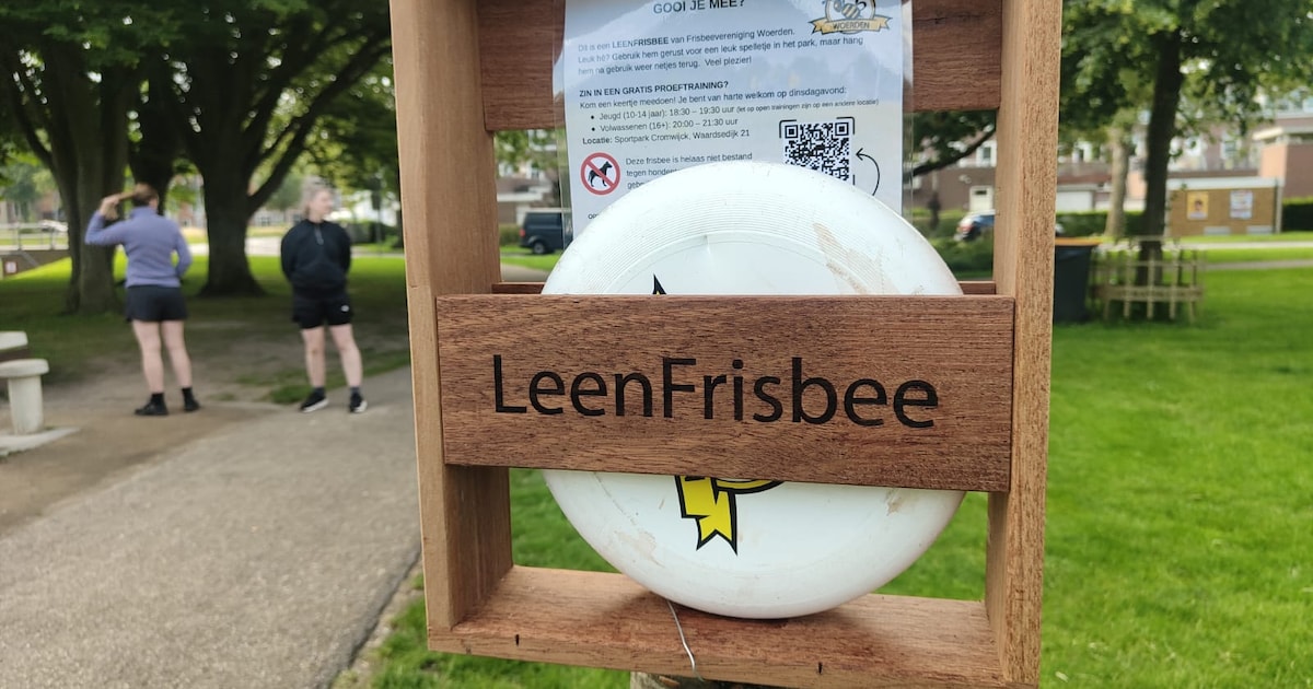 Gooien maar! Op deze plekken in Woerden hangen leenfrisbees
