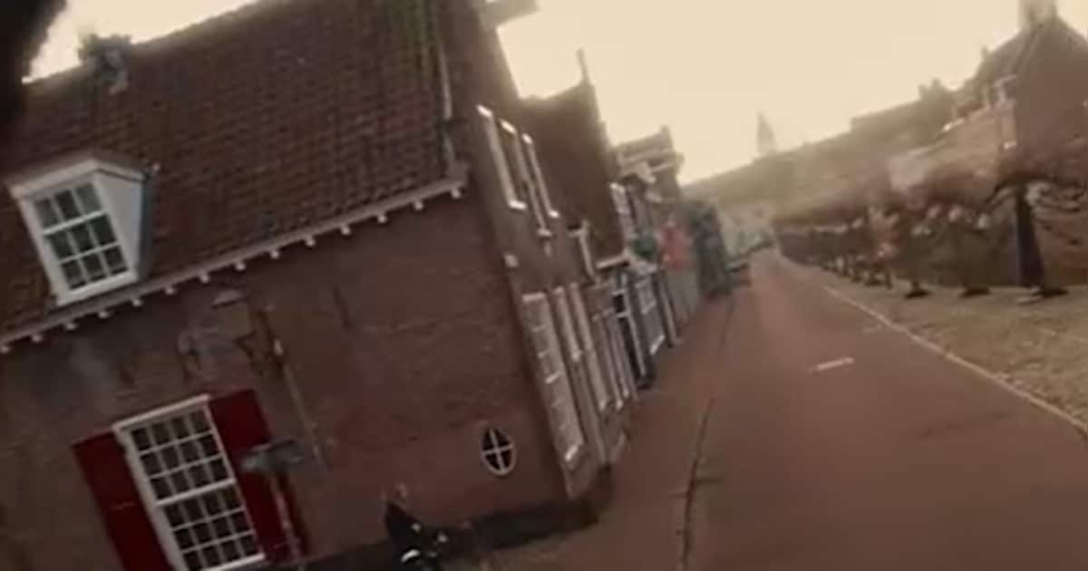 Geen fantasyfilm, maar de Koppelpoort: filmmaker legt Amersfoortse binnenstad op bijzondere manier v