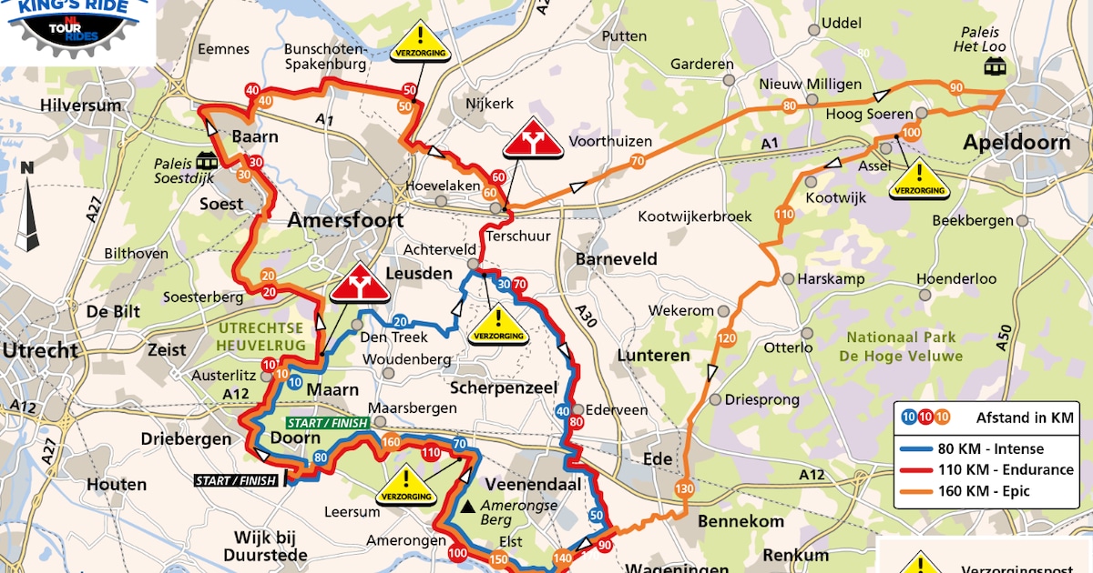 Vorstelijk fietsavontuur in Doorn tijdens de King's Tour