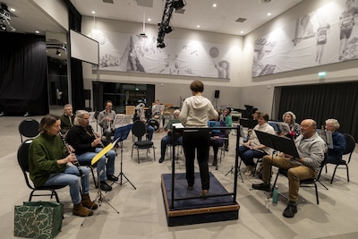 Open repetitie van harmonie De Volharding