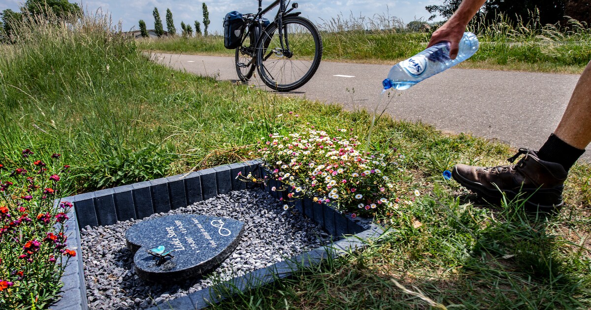 Bermmonumentje voor Millingse Lieke (11) langs Thornsestraat: 'Voor altijd in ons hart'