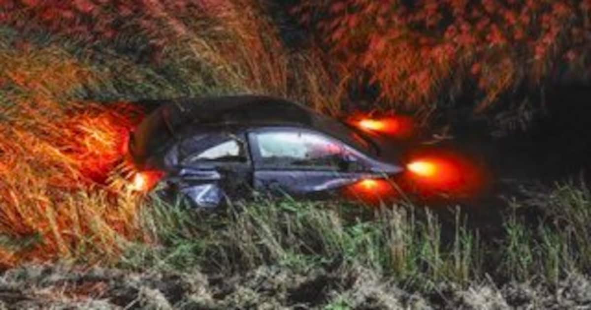 Automobilist gewond na eenzijdig ongeval op N962 bij Kiel-Windeweer