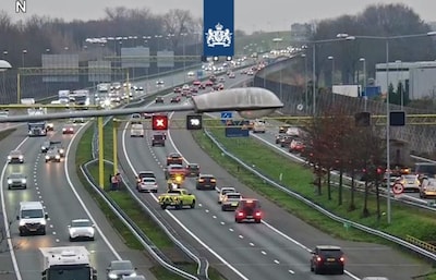 Half uur vertraging richting Utrecht door ongeval op A2 bij Den Bosch