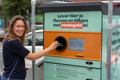 Met deze statiegeldautomaat heeft Apeldoorn wereldwijde primeur