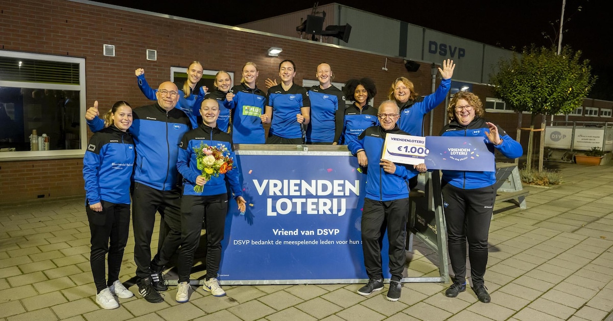 Voetbalvereniging DSVP uit Pijnacker krijgt 5000 euro van VriendenLoterij