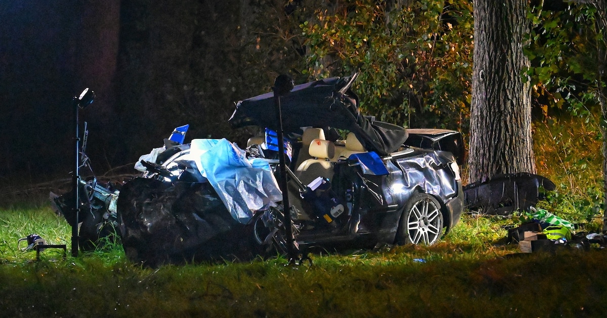 Auto vliegt van A2 bij Nieuwegein en botst tegen boom, bestuurder ernstig gewond naar ziekenhuis
