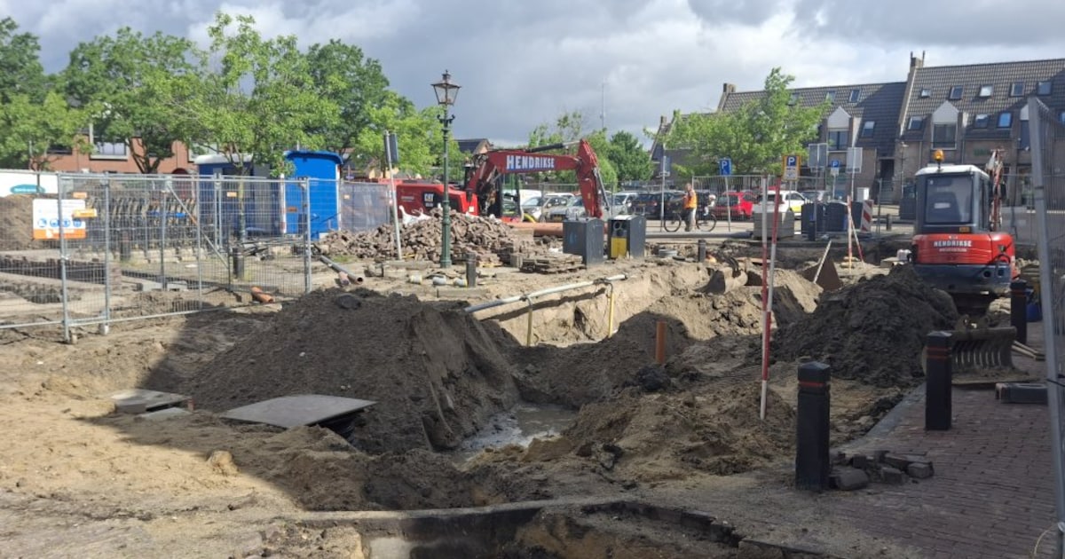 Sloop voormalige Lidl- en Rabobank-pand in Bunschoten in volle gang