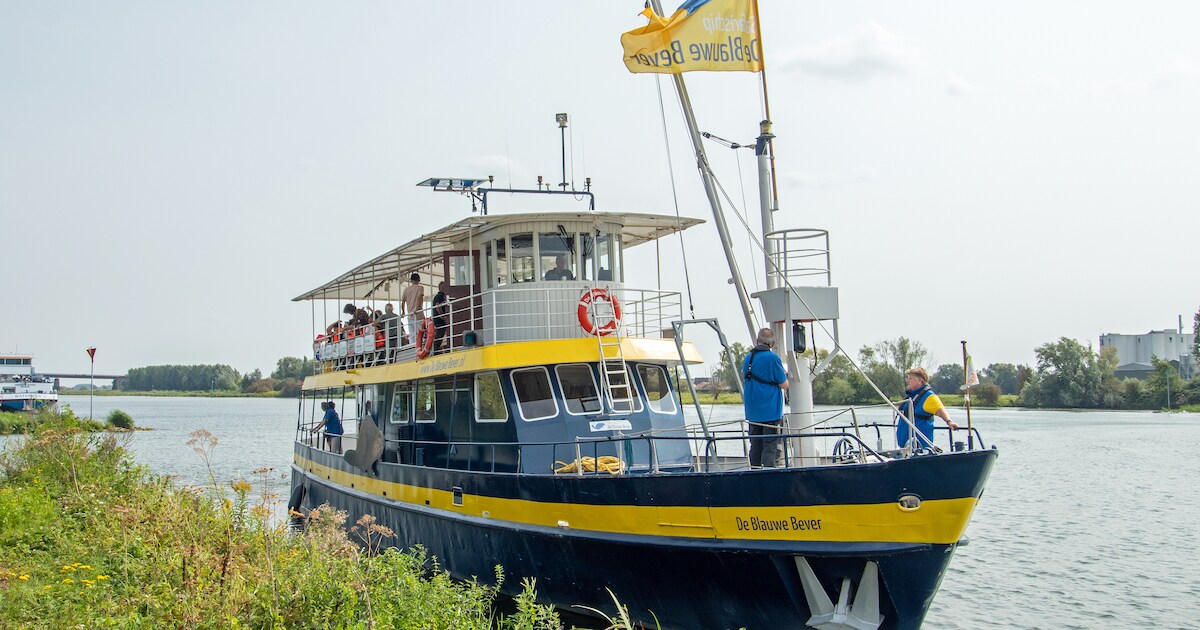 Blauwe Bever vaart naar Rhenen voor stadswandeling