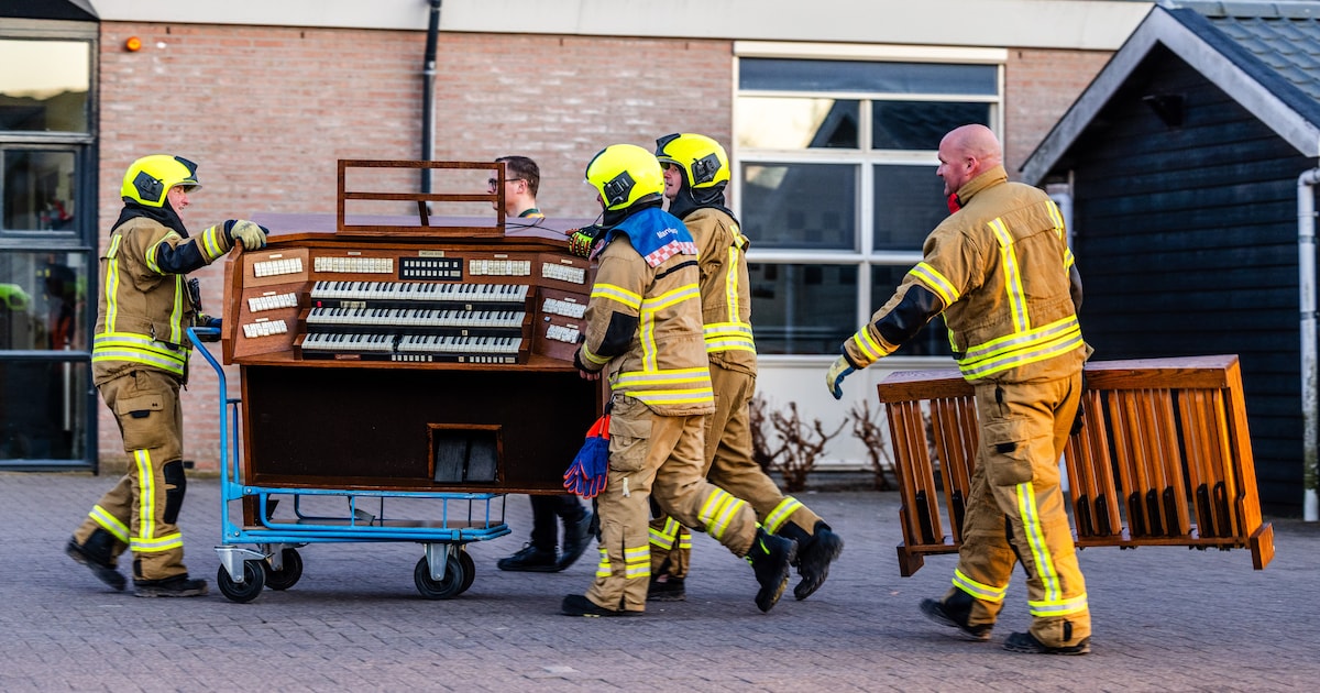 Kortsluiting in orgel in zorginstelling aan de Groeneweg in Puttershoek
