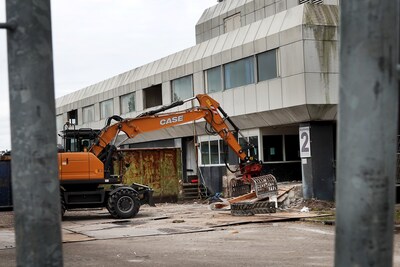 Sloop begonnen van ooit roemrucht gebouw dat eindigde als migrantenhotel
