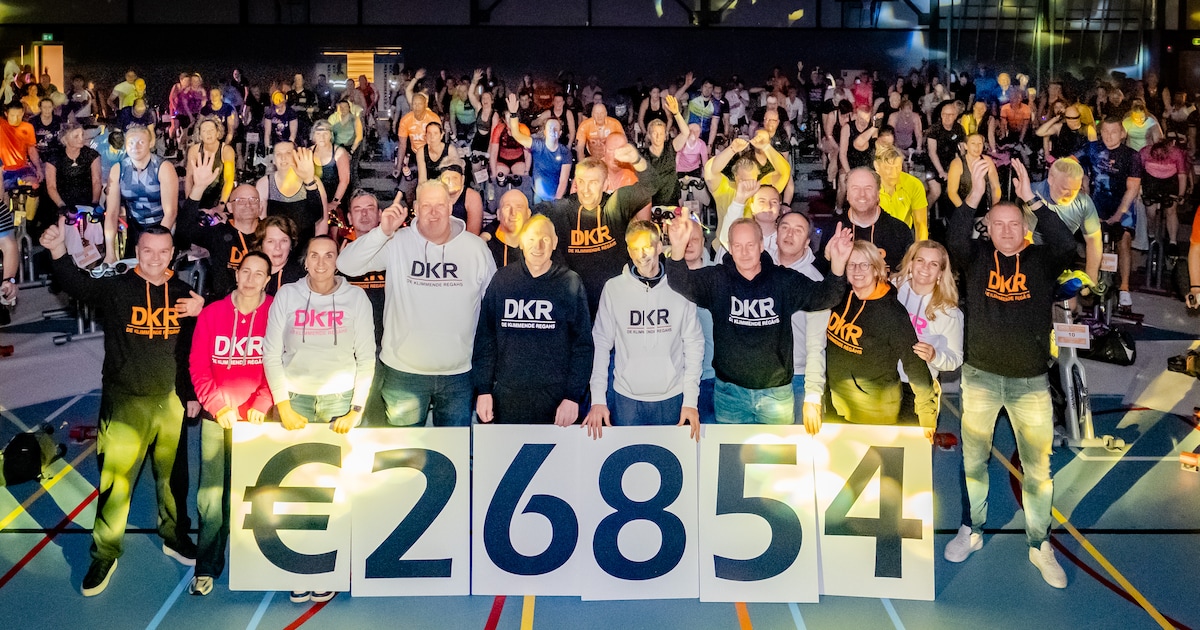 Spinningmarathon van De Klimmende Règâhs levert maar liefst 26.854 euro op