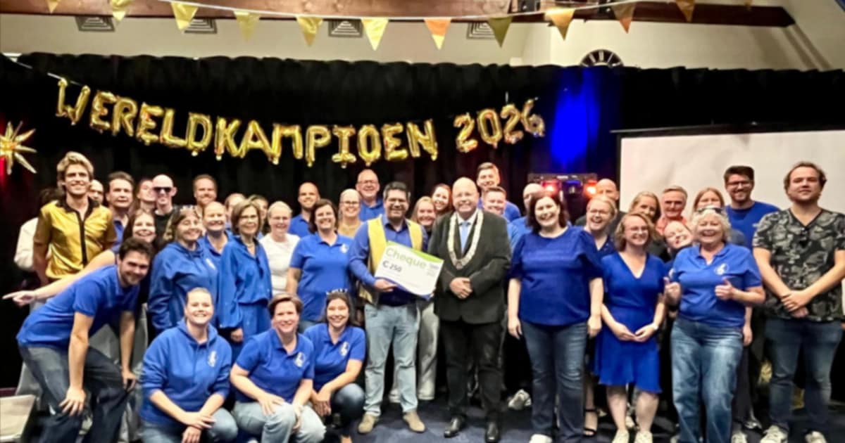 Burgemeester Visser feliciteert Concordia na behalen Europese en wereldtitel