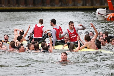 Roeiers Laga winnen na bijna 30 jaar weer de Varsity: ‘Nog nooit zo spannend meegemaakt’