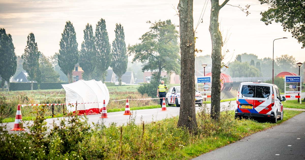 Overleden persoon gevonden in water bij Nanningaweg in Oosterwolde