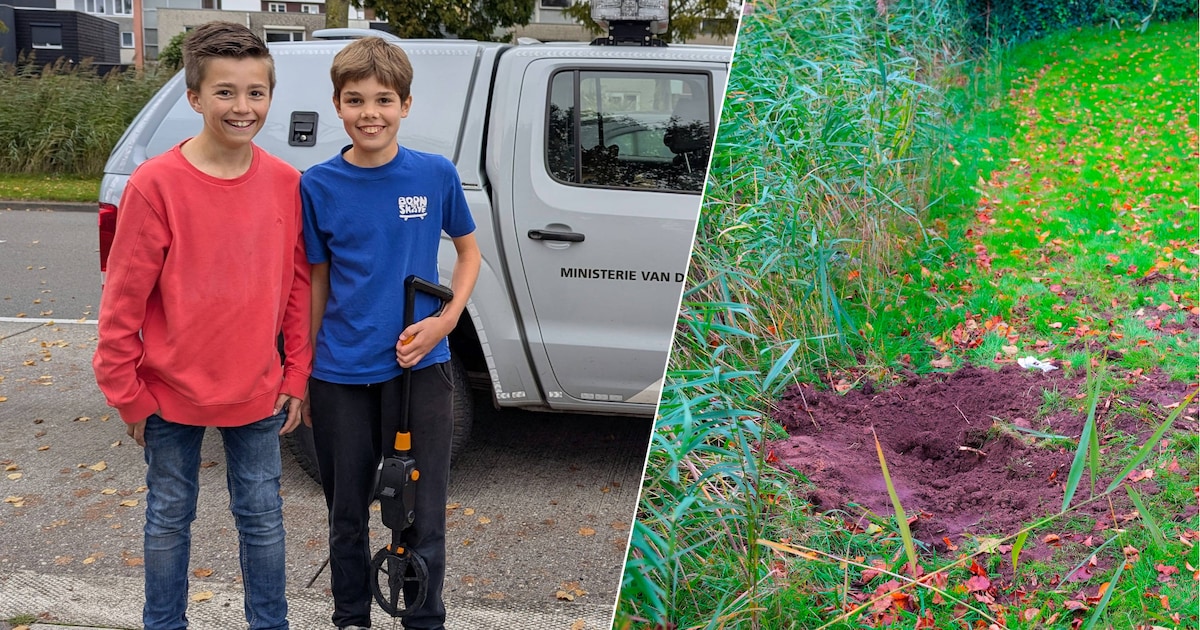 Klein avontuur voor Daan (11) en Jurre (12) eindigt met rood-wit afzetlint én een ontploffing: ‘Heel
