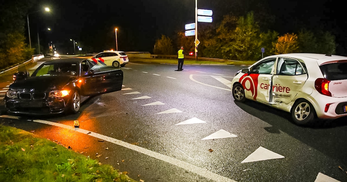 Forse schade na botsing in Beekbergen, één gewonde