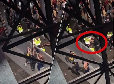Man (21) meldt zich bij politie voor gooien paal op hoofd Feyenoord-medewerker