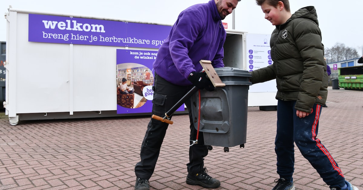 Kringloopcontainer op milieustraat Montfoort gesloten, gemeente op zoek naar oplossing