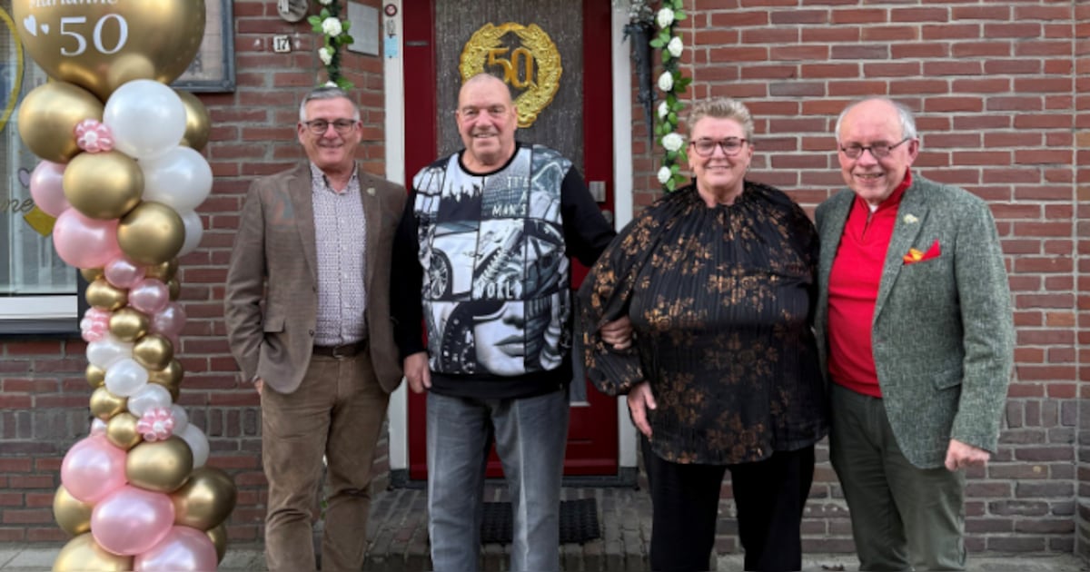Echtpaar Penders-de la Royin Landgraaf viert 50-jarig huwelijk