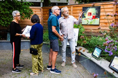 Kunstenaars Frans en Cobi leerden elkaar kennen door Sterren op het Doek: ‘Programma heeft ons veel gebracht’