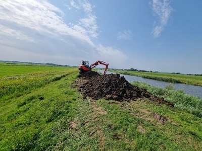 Werkzaamheden Reitdiepdijk bij Hekkum afgerond