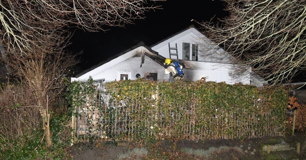 Woningbrand op Evertsenstraat in Koudekerke