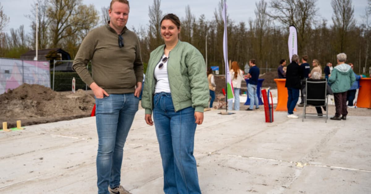 Zeven nieuwe woningen in aanbouw in Haskerdijken