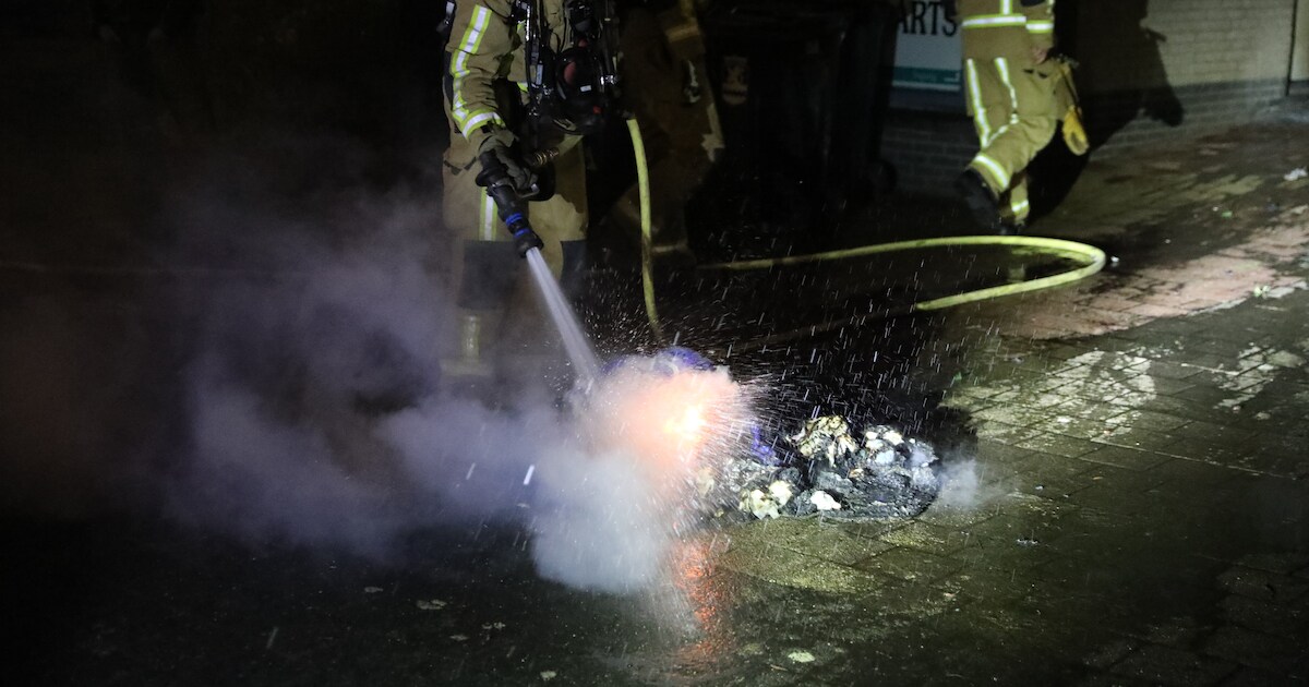 Buitenbrand op Groenelaan in Honselersdijk