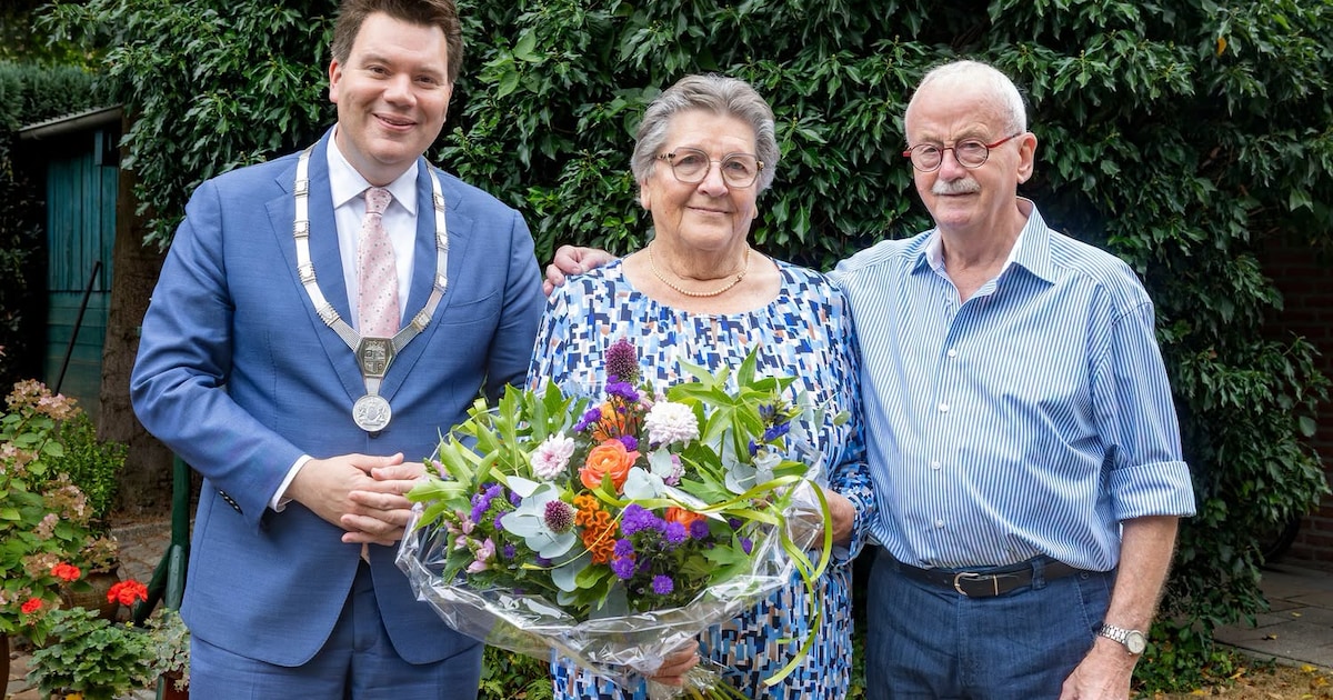 Echtpaar Pittie-Martin viert diamanten huwelijk in Gronsveld