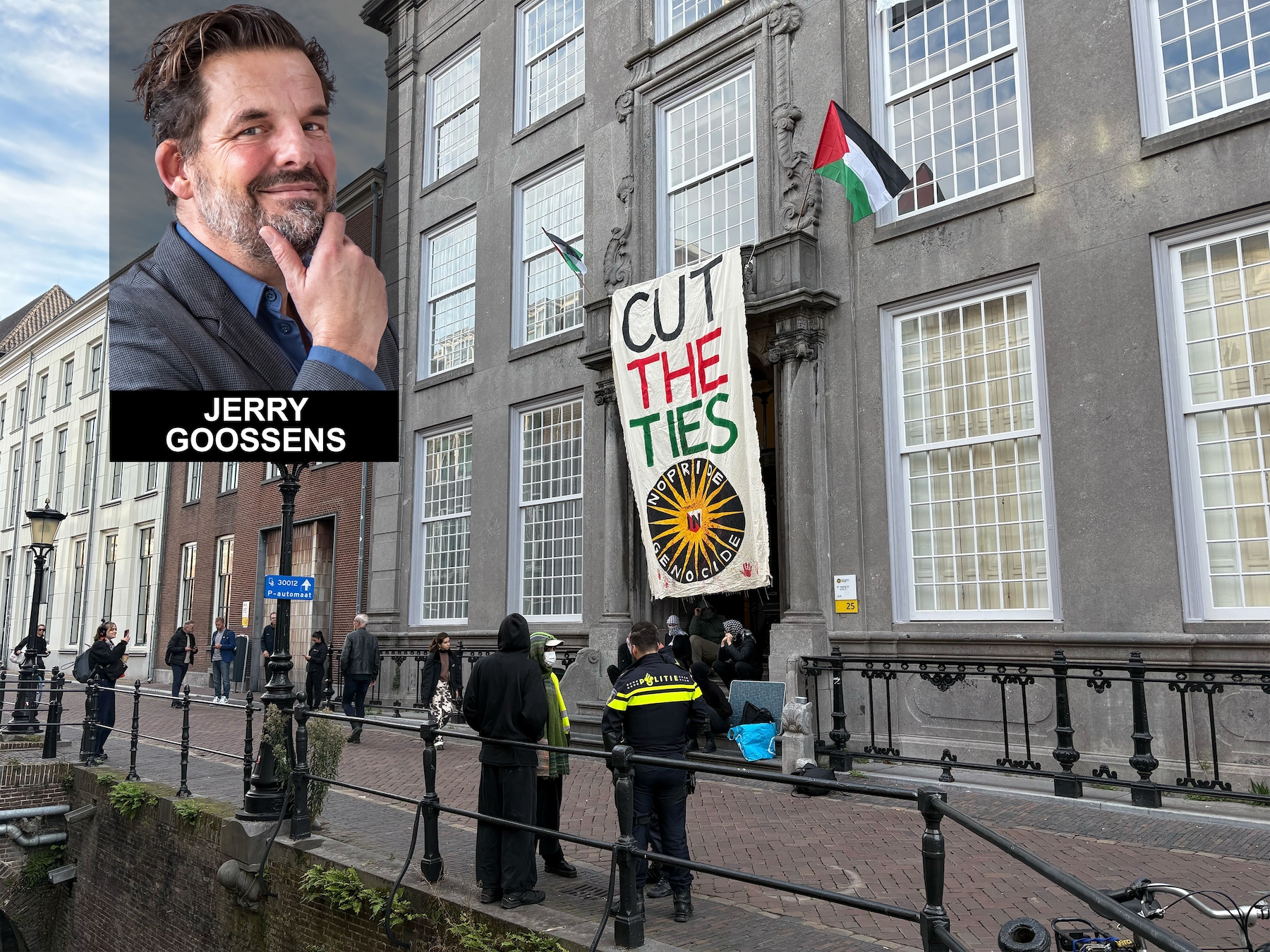Jerry ziet dat de studentenacties steeds meer een ritueel karakter beginnen te krijgen