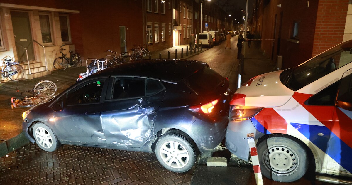 Wilde politie-achtervolging eindigt op Westlandseplein in Den Haag