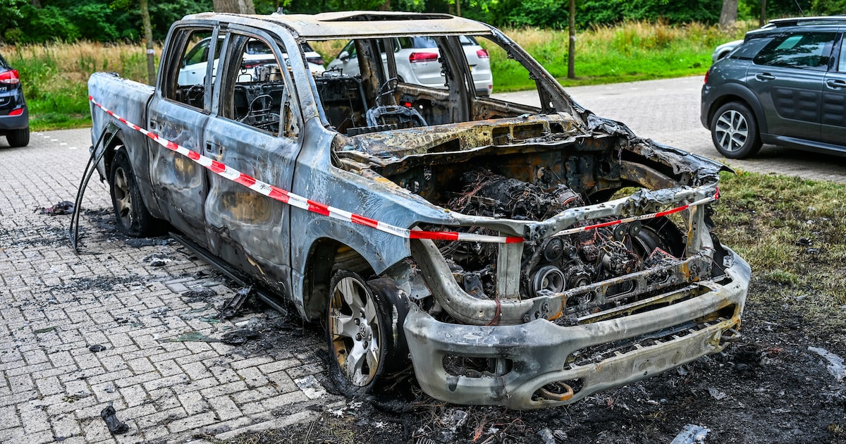 Auto brandt volledig uit in Bleiswijk