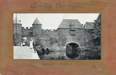 Gelukkig nieuwjaar! De beste wensen uit een toen nog winters Amersfoort